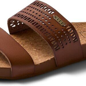 Cushion Vista Perf Sandals Women Rubber Cork Beach Casual Breathable